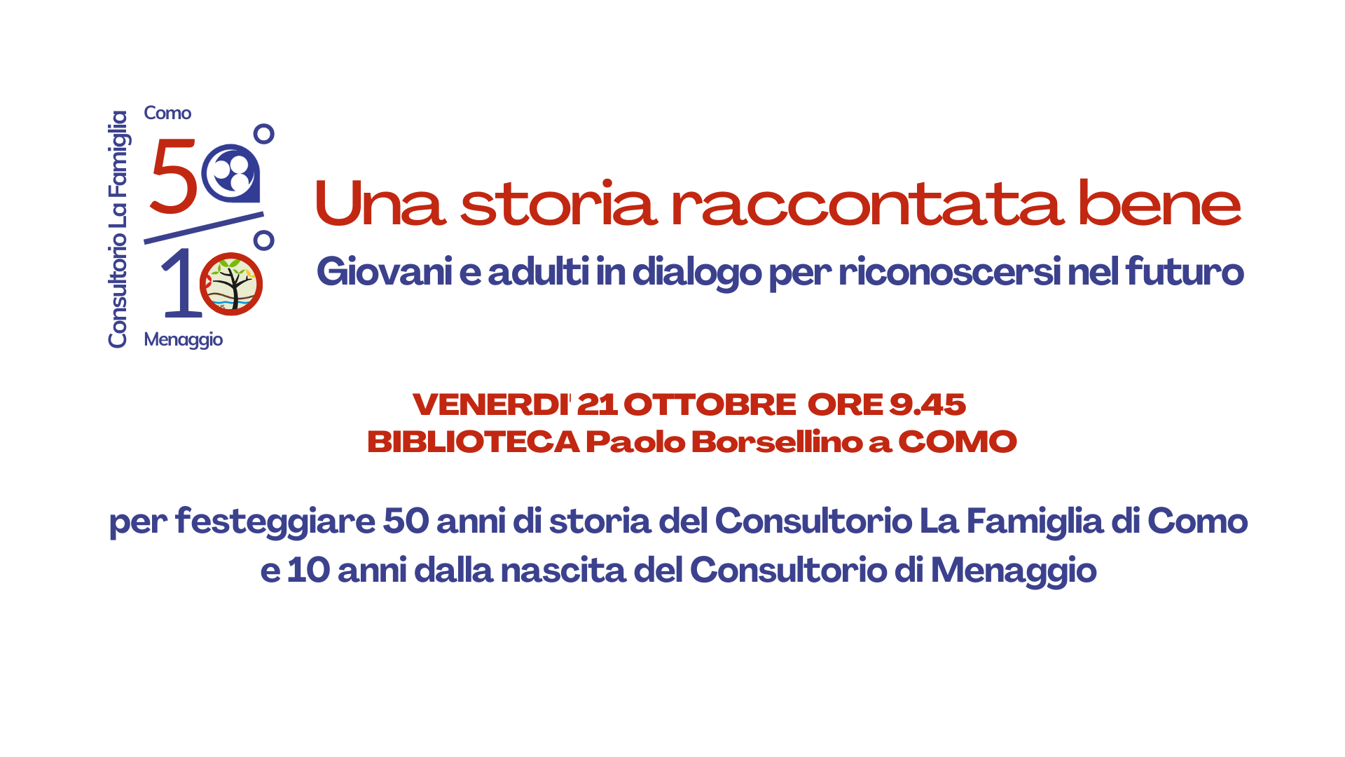 50 anni di storia - Consultorio La Famiglia